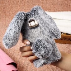 Samsung S8 pilka nugarėlė Fluffy rabbit