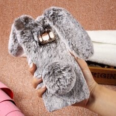 Samsung S8 ruda nugarėlė Fluffy rabbit