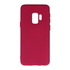 Samsung S9 tamsiai rožinė SILICONE LITE nugarėlė