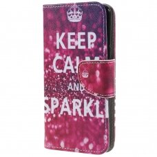 Samsung S9 Tracy fashion dėklas ,,Keep Calm and Sparkle&quot;