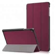 Samsung Tab A 10.1 2019 bordo TRIFOLD dėklas