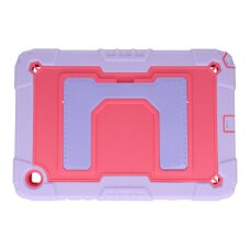 Samsung TAB A11+ / A9+ 11" purple pink ARMOR KICKSTAND + STRAP su kojele nugarėlė