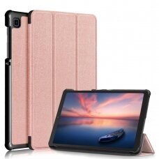 Samsung Tab A7 Lite rose gold TRIFOLD dėklas