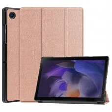 Samsung Tab A8 10.5" rose gold TRIFOLD dėklas