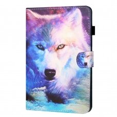 Samsung Tab A8 10.5" fashion dėklas Colorful Wolf