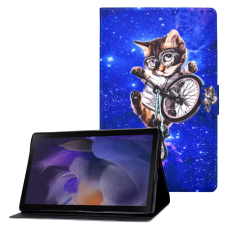 Samsung Tab A8 10.5" fashion dėklas Cycling Cat