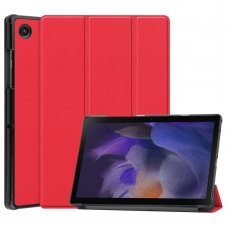 Samsung Tab A8 10.5" raudonas TRIFOLD dėklas