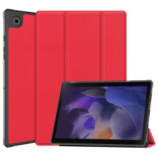 Samsung Tab A8 10.5" red silikoninis TRIFOLD dėklas