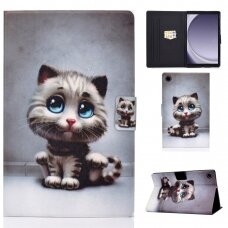 Samsung Tab A9+ 11" fashion dėklas Cat with blue eyes