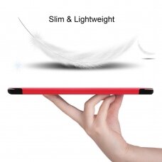 Samsung Tab S5e 10.5 raudonas TRIFOLD dėklas
