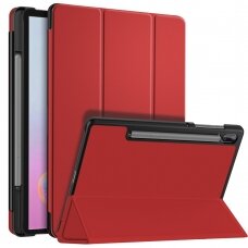 Samsung Tab S6 10.5 raudonas S PEN TRIFOLD dėklas