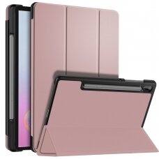 Samsung Tab S6 10.5 rausvas S PEN TRIFOLD dėklas