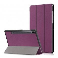 Samsung Tab S6 10.5 violetinis TRIFOLD dėklas