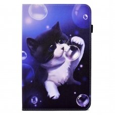 Samsung Tab S6 LITE 10.4 fashion dėklas Bubble and Cat