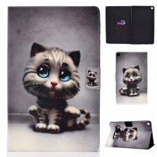 Samsung Tab S6 LITE 10.4 fashion dėklas Cat with blue eyes