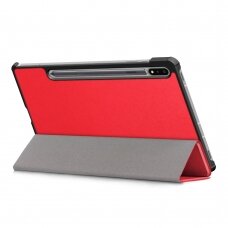 Samsung Tab S7 11" raudonas TRIFOLD dėklas