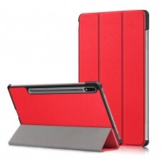 Samsung Tab S7 11" raudonas TRIFOLD dėklas