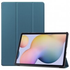 Samsung TAB S7 FE/ S7+/ S8+ 12,4" tamsiai žalias TRIFOLD dėklas