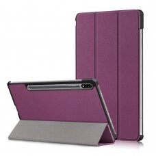 Samsung TAB S7 FE/ S7+/ S8+ violetinis TRIFOLD dėklas