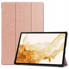 Samsung TAB S9+/S9 FE+ 12.4" rausvas TRIFOLD dėklas