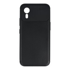 Samsung Xcover 7 juoda Carbon Fiber nugarėlė Samsung Xcover 7 juoda Carbon Fiber nugarėlė