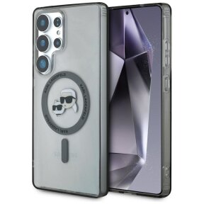 Samsung S25 ULTRA black MagSafe IML KC Heads KARL LAGERFELD nugarėlė