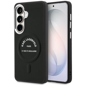 Samsung S26 black MagSafe PU Karl RSG Logo KARL LAGERFELD nugarėlė