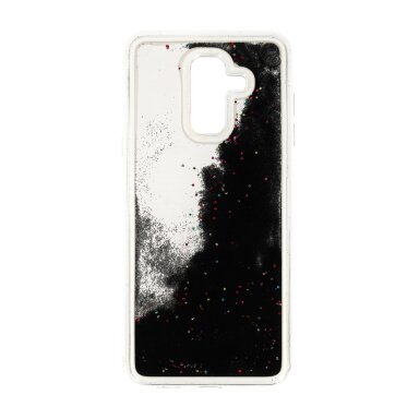 Samsung A6 PLUS 2018 juoda WATER BALLS nugarėlė