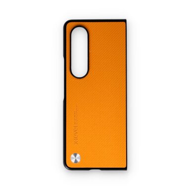Samsung Fold4 5G yellow X-LEVEL CARBON KEVLAR nugarėlė Samsung Fold4 5G yellow X-LEVEL CARBON KEVLAR nugarėlė
