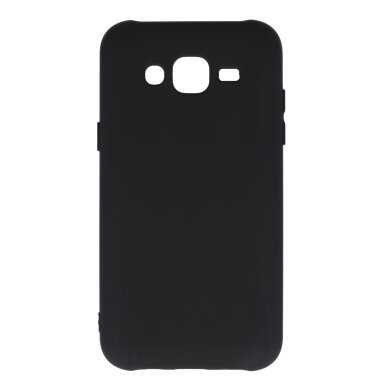 Samsung J5 juoda SILICONE LITE nugarėlė