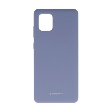 Samsung Note 10 Lite/A81 grey blue MERCURY SILICONE nugarėlė Samsung Note 10 Lite/A81 grey blue MERCURY SILICONE nugarėlė