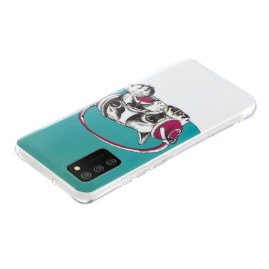 Samsung A02s/A03s Tracy nugarėlė Dog with Headset 2