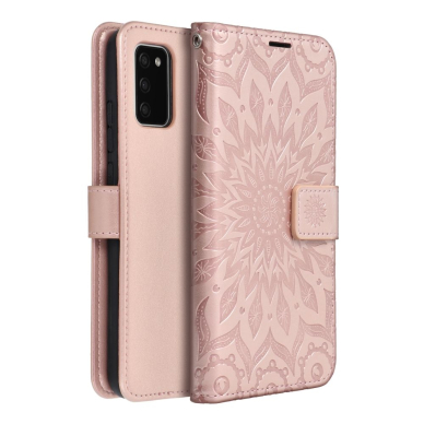 Samsung A02s/A03s MEZZO rausvas Mandala dėklas 1
