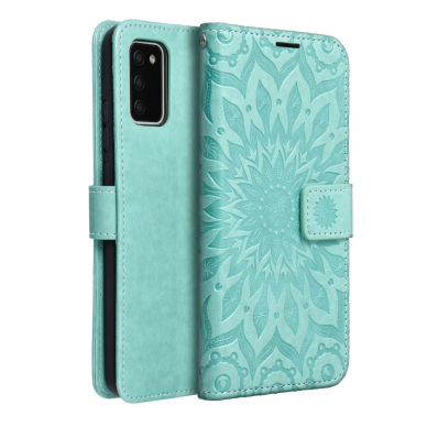 Samsung A02s/A03s MEZZO žalias Mandala dėklas 1