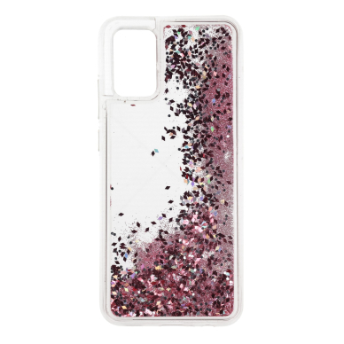 Samsung A02s/A03s rausva Water Sparkle nugarėlė