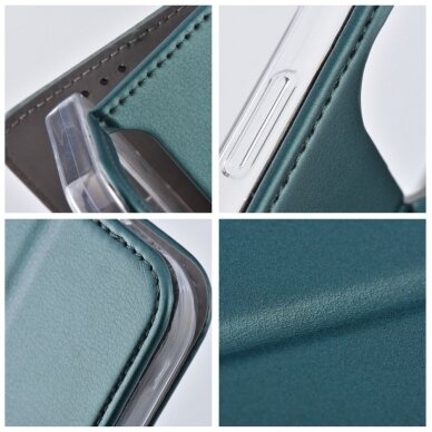 Samsung A03 tamsiai žalias dėklas Magnetic 5