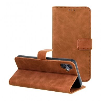 Samsung A05 brown VELVET dėklas
