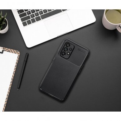Samsung A05S black CARBON FIBER nugarėlė 2