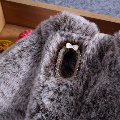 Samsung A10/M10 ruda nugarėlė Fluffy rabbit 3
