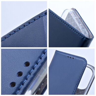 Samsung A12 mėlynas dėklas Magnetic 3