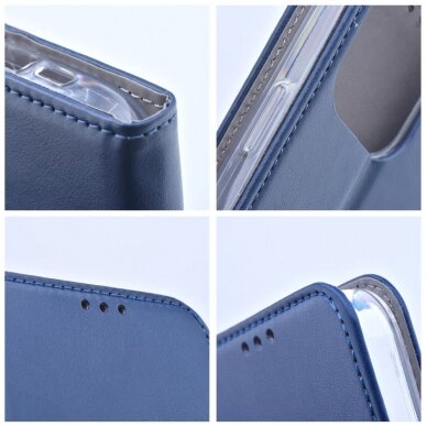 Samsung A12 mėlynas dėklas Magnetic 4