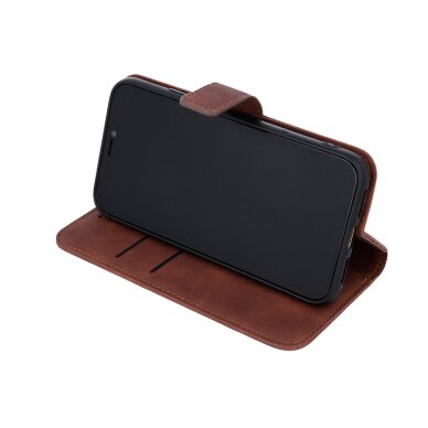 Samsung A12 brown VELVET dėklas 3