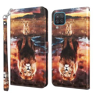 Samsung A12 Tracy Fashion 3D dėklas Two Lions