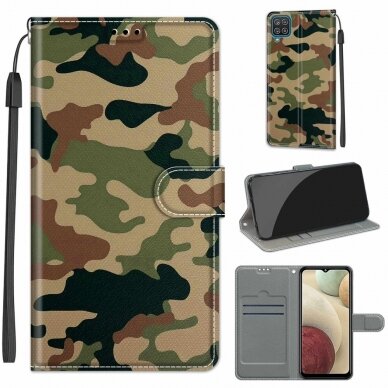 Samsung A12 Tracy fashion dėklas Camouflage2 2
