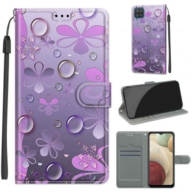 Samsung A12 Tracy fashion dėklas Flower and Waterdrop 2