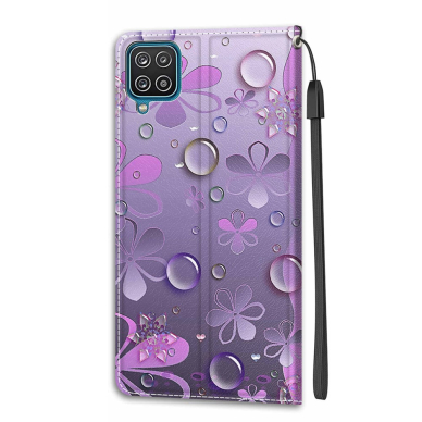 Samsung A12 Tracy fashion dėklas Flower and Waterdrop 5