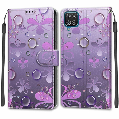 Samsung A12 Tracy fashion dėklas Flower and Waterdrop