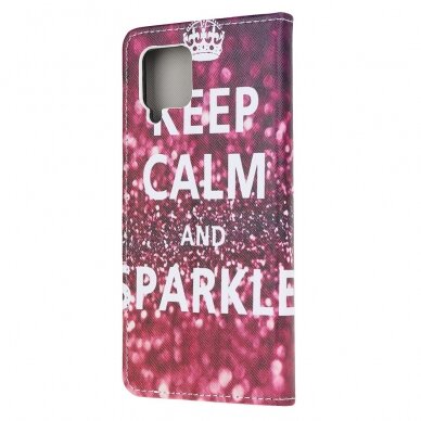 Samsung A12 Tracy fashion dėklas ,,Keep Calm and Sparkle" 2