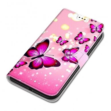 Samsung A12 Tracy Fashion dėklas Pink Butterfly 1
