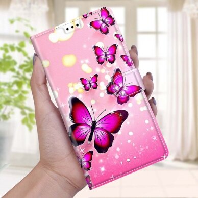Samsung A12 Tracy Fashion dėklas Pink Butterfly 11